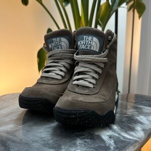 The North Face Taupe High-Top Sneakers Women's US 6